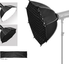 Bowens Mount Softbox, 23.6"/60cm Quick Fold Octagonal Softbox with Grid