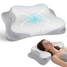 Cervical Neck Pillow - Cooling Ergonomic Neck Support Pillow for Sleeping,