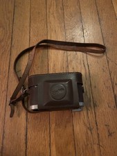 Vintage Brown Leather Balda Camera Case