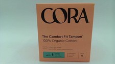 Cora Organic Cotton Tampons 16 Super Tampons 