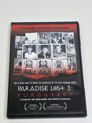 Paradise Lost 3 Purgatory DVD 2011 West Memphis Three Documentary