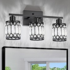 JZEKVN Crystal Modern Bathroom Light Fixtures...
