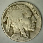 1918 S Buffalo Nickel 5c US Coin Good Circulated Condition Copper Nickel