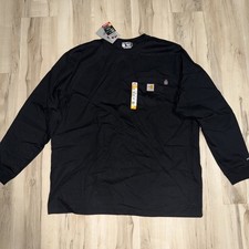 Charhartt Flame Resistant Loose Fit Long Sleeve Black 2xl