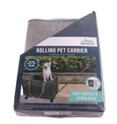 Pet Dog Cat Carrier with Wheels Rolling Ventilated Travel portable Bag New