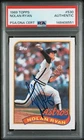 1989 Topps Nolan Ryan #530 On Card Auto PSA AUTHENTIC