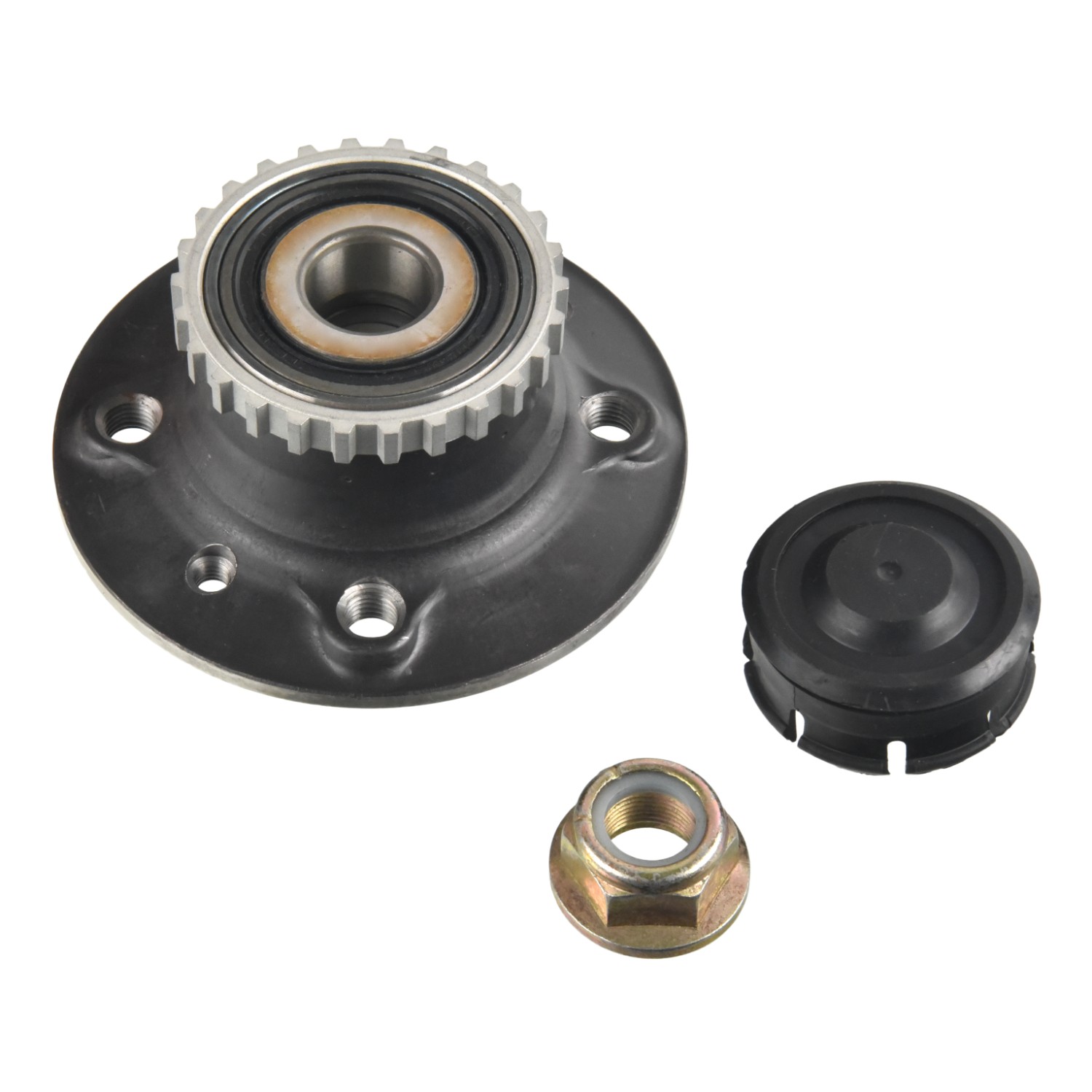 Wheel Bearing Kit fits RENAULT KANGOO 1.9D Rear 97 to 03 7701205499 Febi Quality