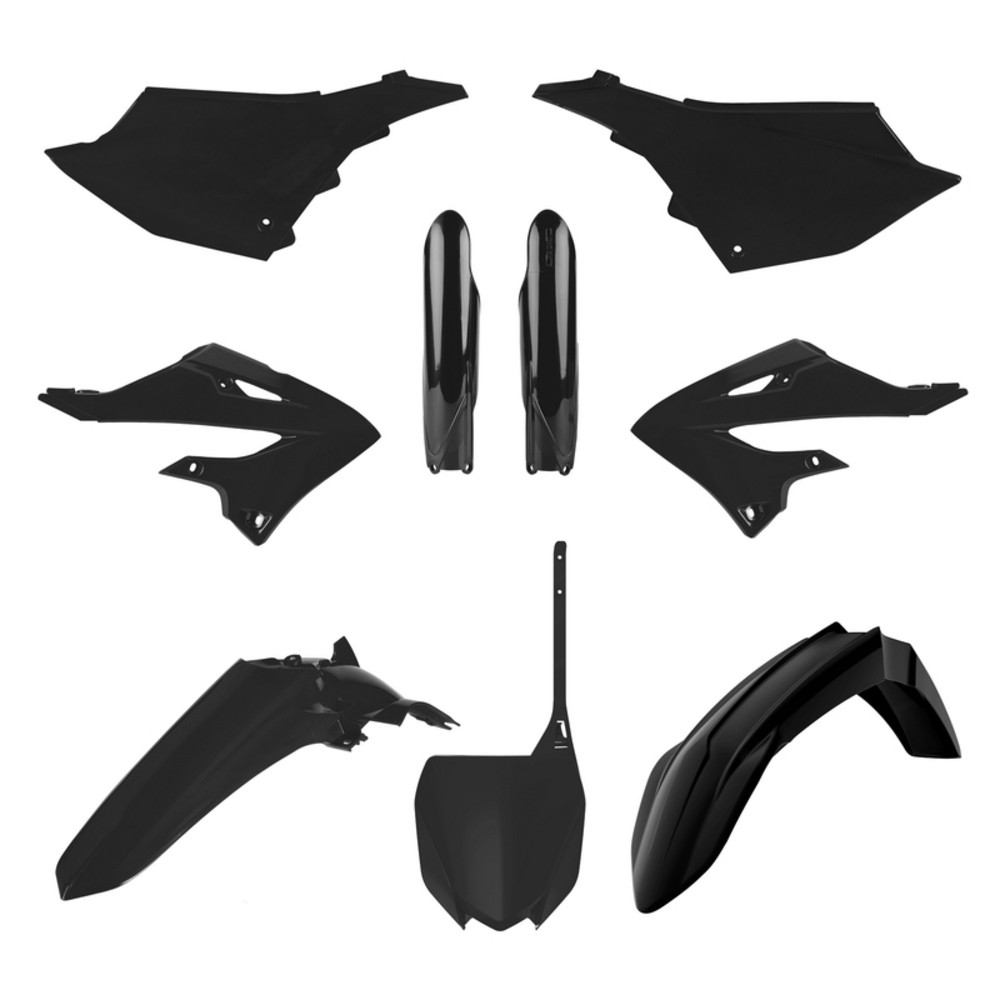 Kit Of Plastic Polisport-Black Yamaha yz125/250 for Moto Spares Accessories - Image 3