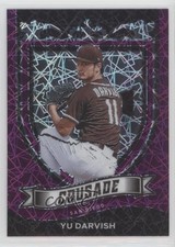 2021 Panini Chronicles Crusade Purple Velocity Prizm Yu Darvish #7 fm0