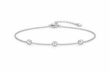 Warren James Sterling Silver Swarovski Crystal Bracelet