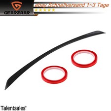 Sport Heckspoiler Lippe kompatibel mit Mercedes Benz E-Klasse W213 2016- Schwarz