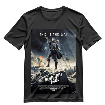 Star Wars The Mandalorian And Grogu T Shirt Star Wars Graphic Shirt S-XXXL V4