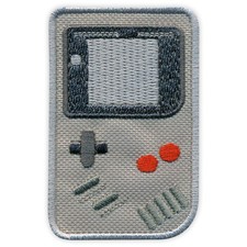 Game Console - grey Patch/Badge Embroidered