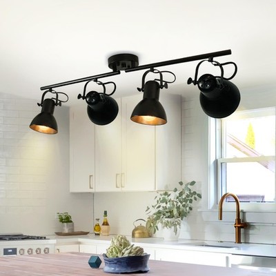 Track Lighting Fixtures Ceiling Black Track Lighting Kitchen Light Fixtures C...