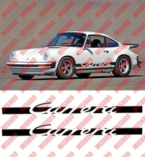 911 Carrera Side Decal Door Decal Carrera S Vinyl Sticker - Any Color