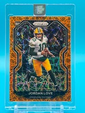 Jordan Love RC Panini 2020 Prizm Orange Lazers Rookie Prizm