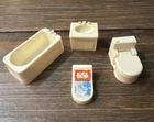Vintage Fisher Price Little People Play Family Rooms Playset Set 909 Bathroom