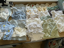 Huge 45 piece bundle newborn/ tiny baby - M&S, Tu, F&F, mamas and papas, boots