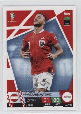 2024 Topps Match Attax UEFA Euro Austria Marko Arnautovic #AUT16 0jf5