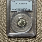 1941 Mercury Dime PCGS MS65FB 10C Silver Philadelphia Uncirculated