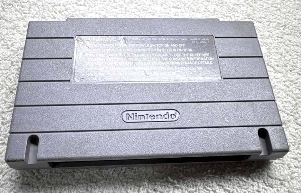 Super Baseball Simulator 1000 Super Nintendo/SNES Video Game Cartridge - Tested - Image 2 of 4