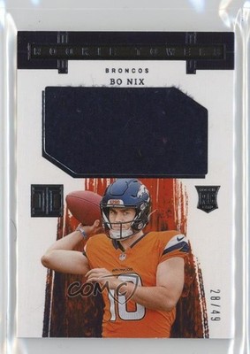 2024 Panini Impeccable Rookie Towels /49 Bo Nix #RT-BNX 0t2k