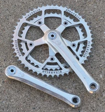 Vintage Campagnolo Triomphe Crankset Pinarello Pantograph Crank Victory Eroica