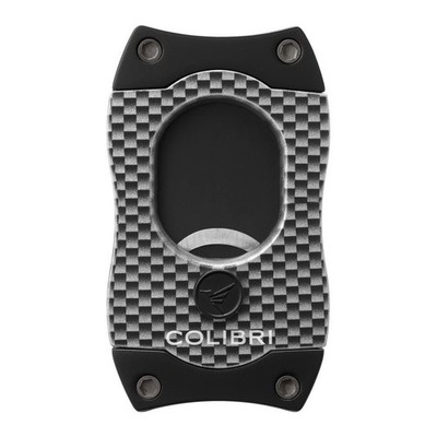 Colibri Zigarrenschneider Carbondesign silber (S-Cut II)