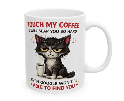 Funny Grumpy Cat Coffee Mug 11oz Freeships