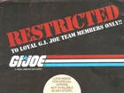 1985 GI Joe Fan Club RESTRICTED insert Wolverine mail away shirt Cobra JTC P300