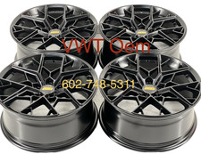 18x8 Wheels 18 Bbs Style Staggered Rims Satin Black Rim5x114.3 5x120 Set 4
