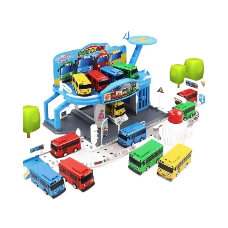 MARKENLOS Koreanisches Tayo The Little Bus Bausteinauto Set Kinder Spielzeug Sammelobjekt