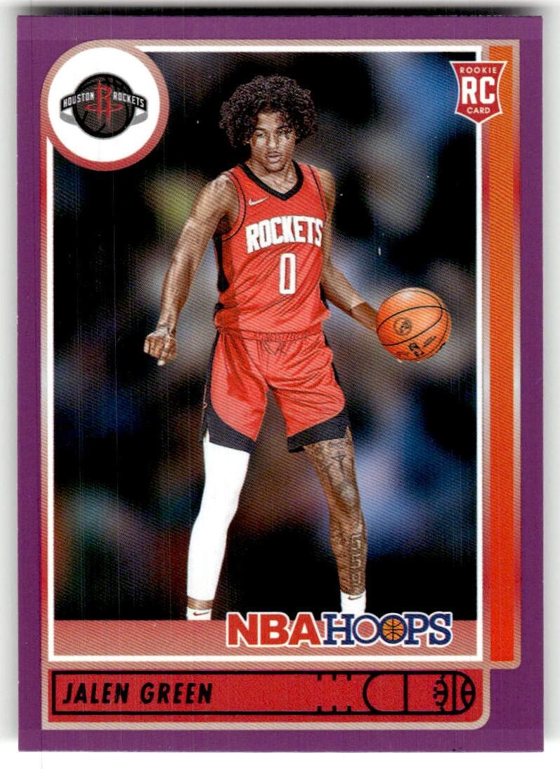 2021-22 Hoops Jalen Green Purple Rookie #218