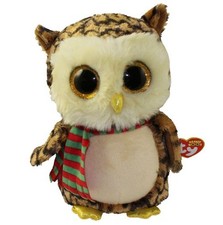 Ty Beanie Baby Wise the Owl (Boos Collection) 6 inches - Mint