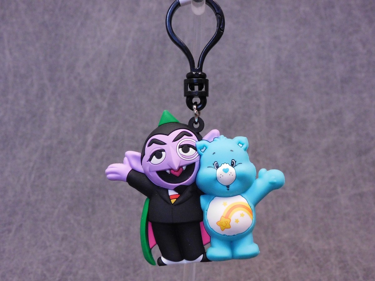 Care Bears Sesame Street NEW * Count Wish Bear Clip * Blind Bag
