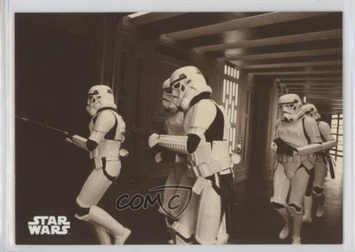 2018 Topps Star Wars Black and White Sepia Stormtrooper s Set the Trap #98 2k3