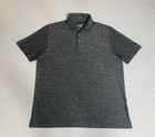 Under Armour Heat Gear Polo Shirt Heather Grey Men's LARGE L Summer Spring