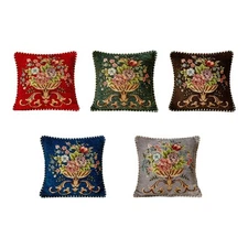 48x48cm Throw Pillow Cover Floral Pattern