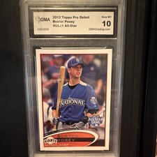 Topps 2012 Update Series Buster Posey #US21 All-Star GMA 10 Giants
