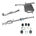 Auspuff Auspuffanlage  + Montagesatz fur Hyundai  Tucson  JM 2.0  1975ccm  2WD