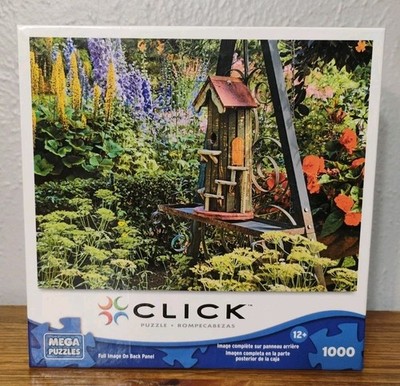 Click Teeter Garden Roses Mega Jigsaw Puzzle 1000 pcs. 26.75x18.94 Sealed New