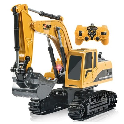 Excavadora Con Control Remoto Y Rotacion De Cuerpos Para Ninos De Lujo