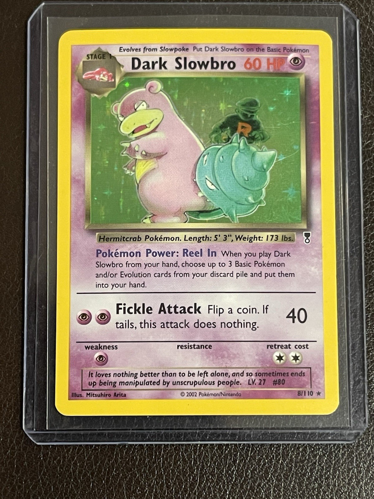 Dark Slowbro 8/110 Holo Rare Legendary Collection LP Mitsuhiro Arita Pokemon