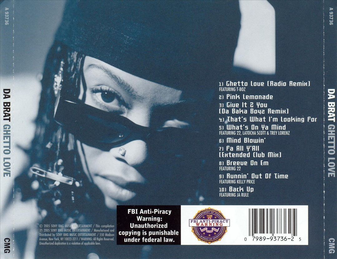 Da Brat Ghetto Love New Cd