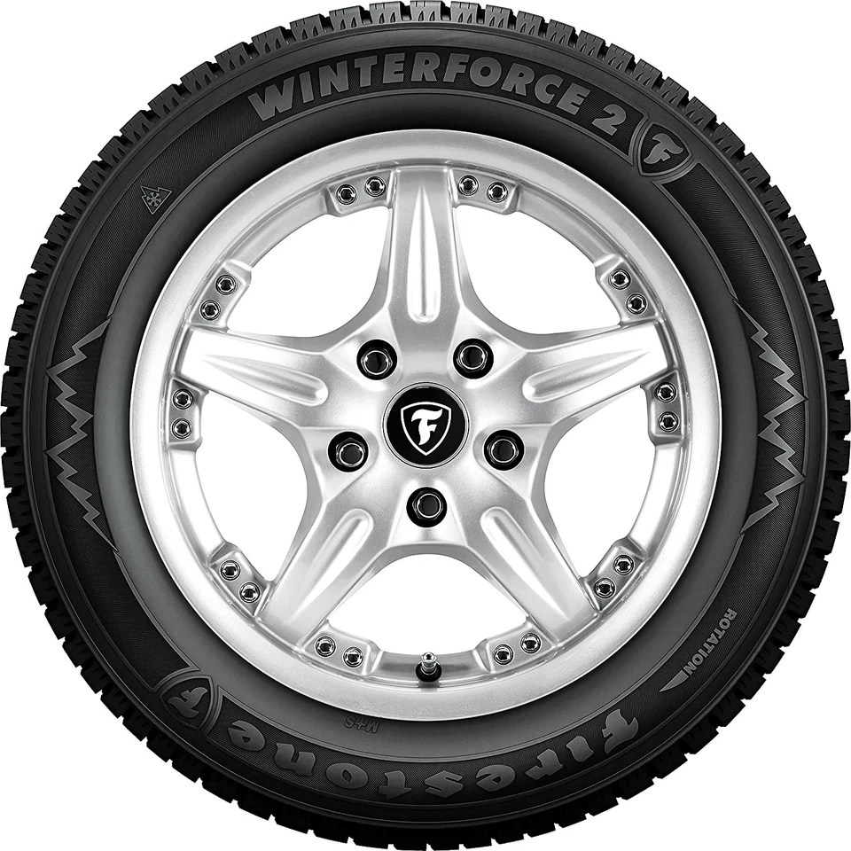 2 Tires Firestone Winterforce 2 205/75R15 205-75-15 205/75/15 97S Winter Snow - Image 3 of 4