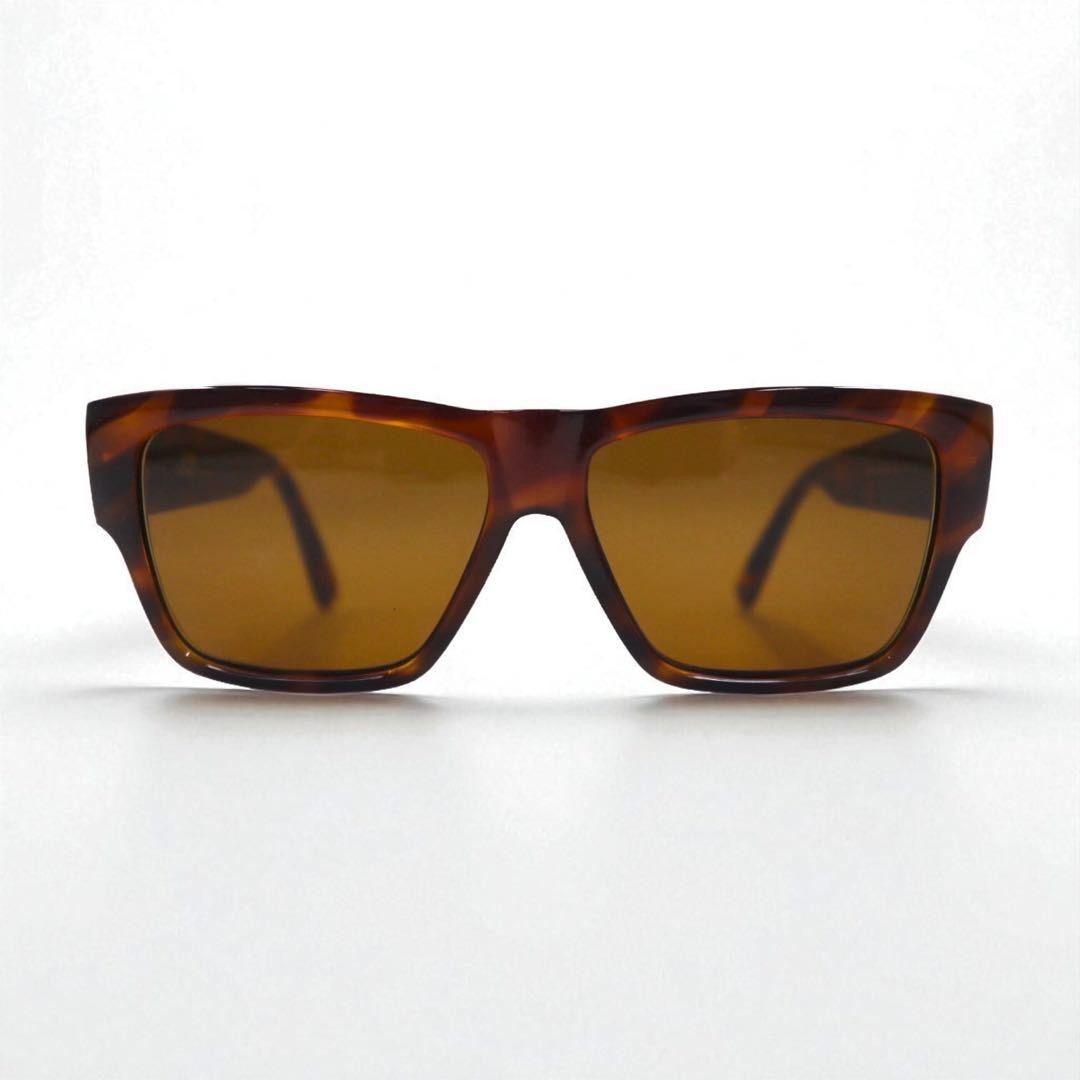Gianni Versace Square Wellington Sunglasses Bown Tortoiseshell New