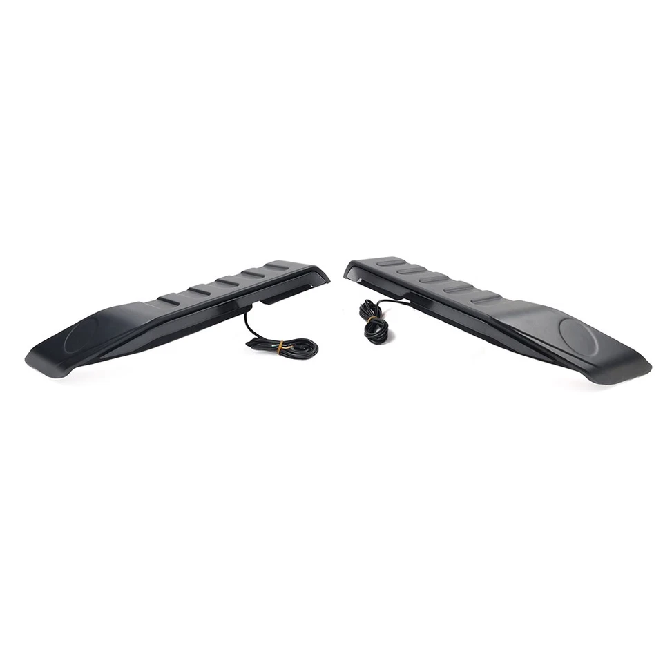 Pair Rear Roof Spoiler Wing W/ Tail Brake Light Fit Jeep Wrangler JK JKU 2007-17 - Image 4 of 4