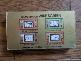 NINTENDO GAME AND & WATCH Parachute w/BOX & Manual Booklet 1981 JAPAN