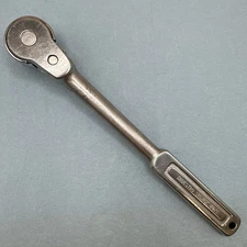 INDESTRO Select Model 6470 Open Gear Ratchet 1/2" Drive Vintage Forged in USA