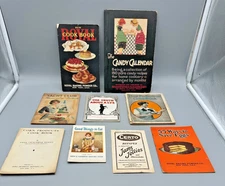 Lot of 9 Antique Cook Books Cookbooks Royal Baking Certo Perfection Oil MORE!